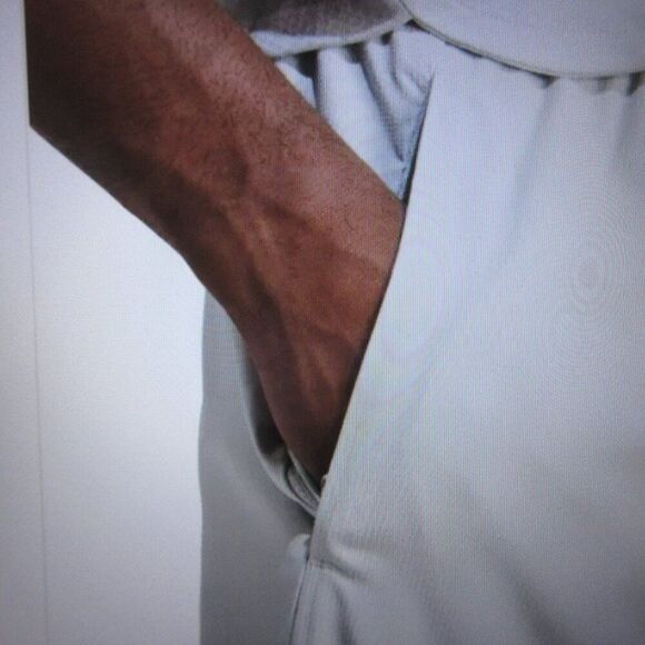 ADIDAS Silver Grey Woven Pants Mens Sz M Gray Training Athletic Workout Gym NWT - Picture 6 of 12